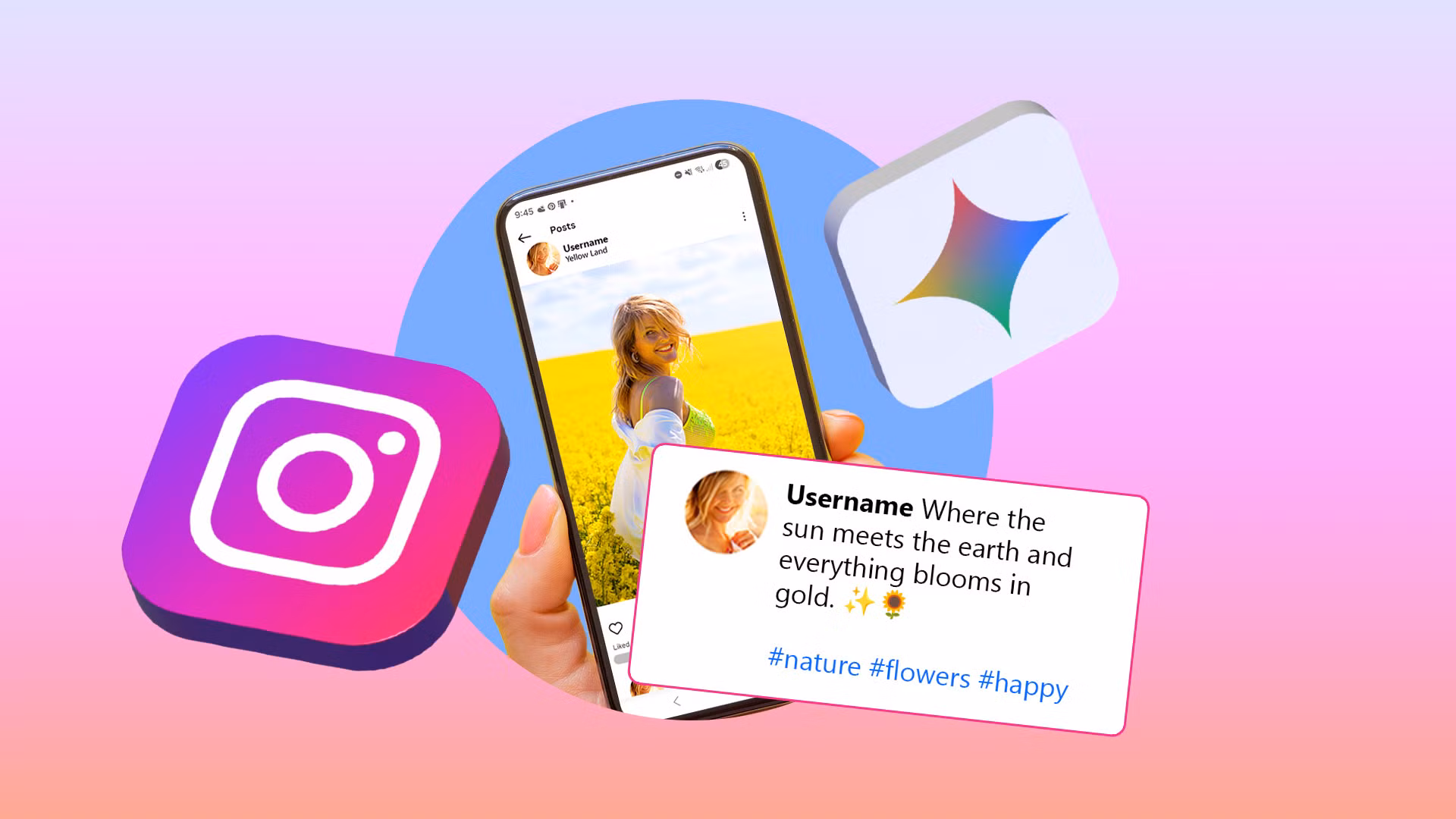 a-smartphone-displaying-an-instagram-post-with-an-ai-generated-caption-positioned-between-icons-for-instagram-and-gemini